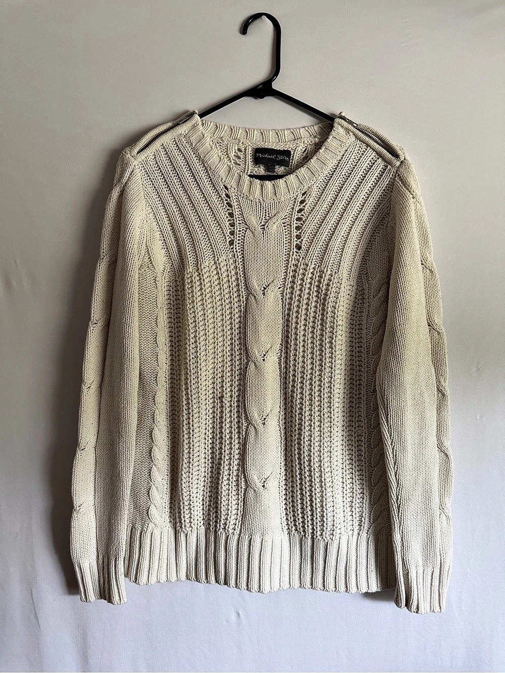 Michael Stars Cable Knit Sweater Women's Size XS/S withe Boho Cottage